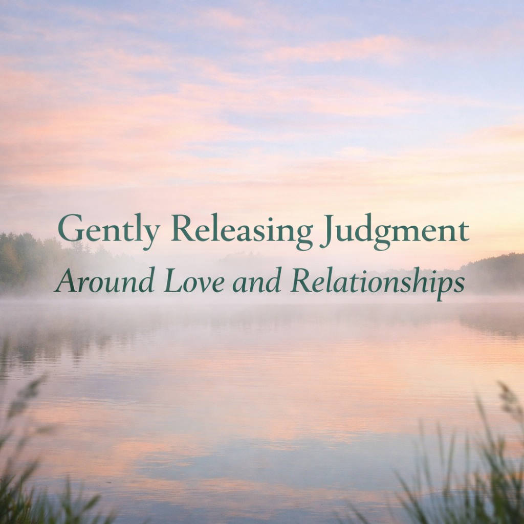 Gently Releasing Judgment Around Love & Relationships