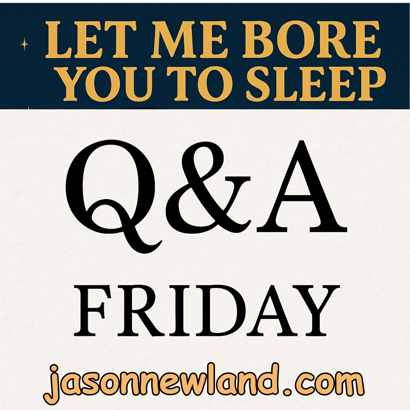 #1505 Let Me Bore You To Sleep